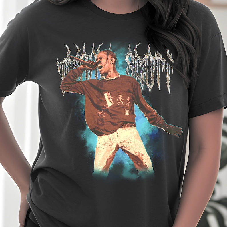 Cactus Jack T-Shirt, Men’S Women Unisex Travis Scott Rap Tee Shirt