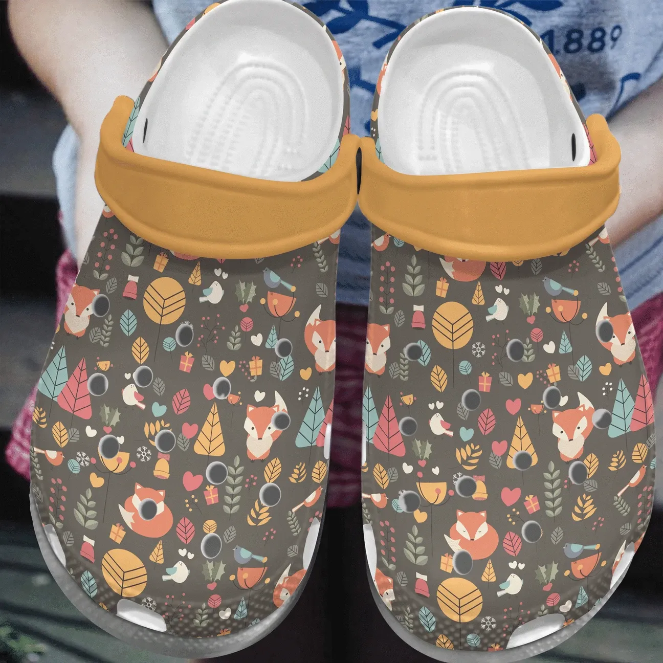 Fox Personalized Clog Custom Crocs C &hellip;