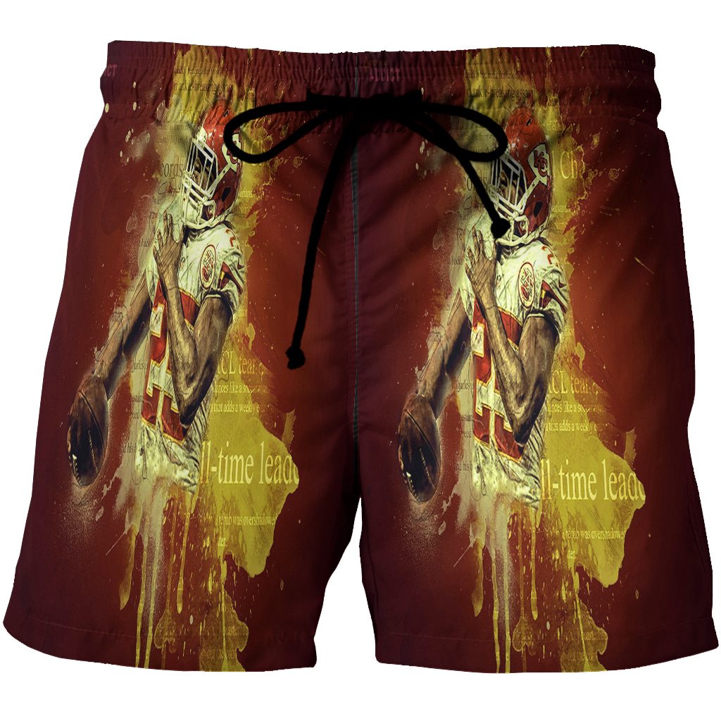 Kansas City Chiefs Player 25 Quote 3D All Over Print Summer Beach Hawaiian Short