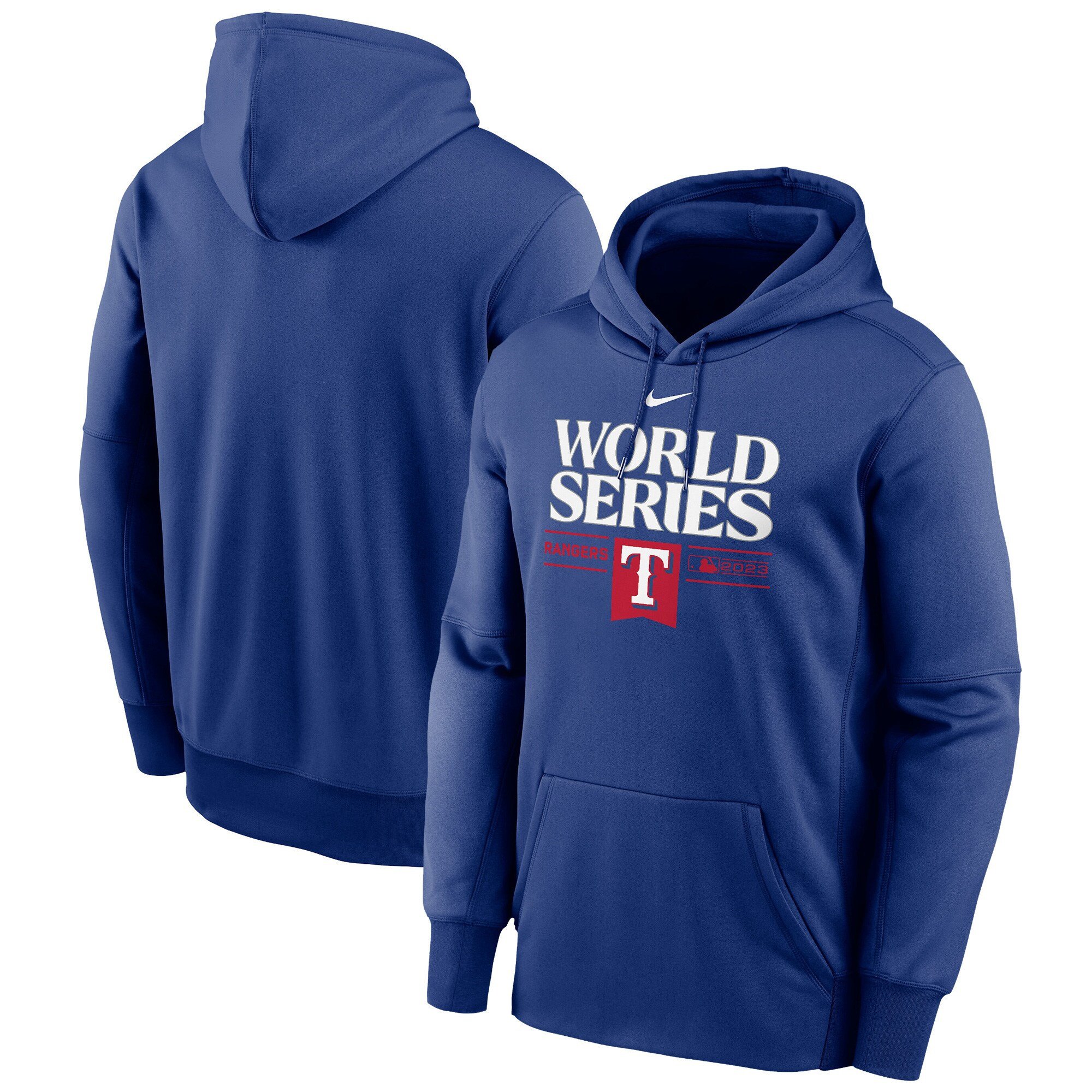 Texas Rangers 2023 World Series Collection Dugout Pullover Hoodie – Royal