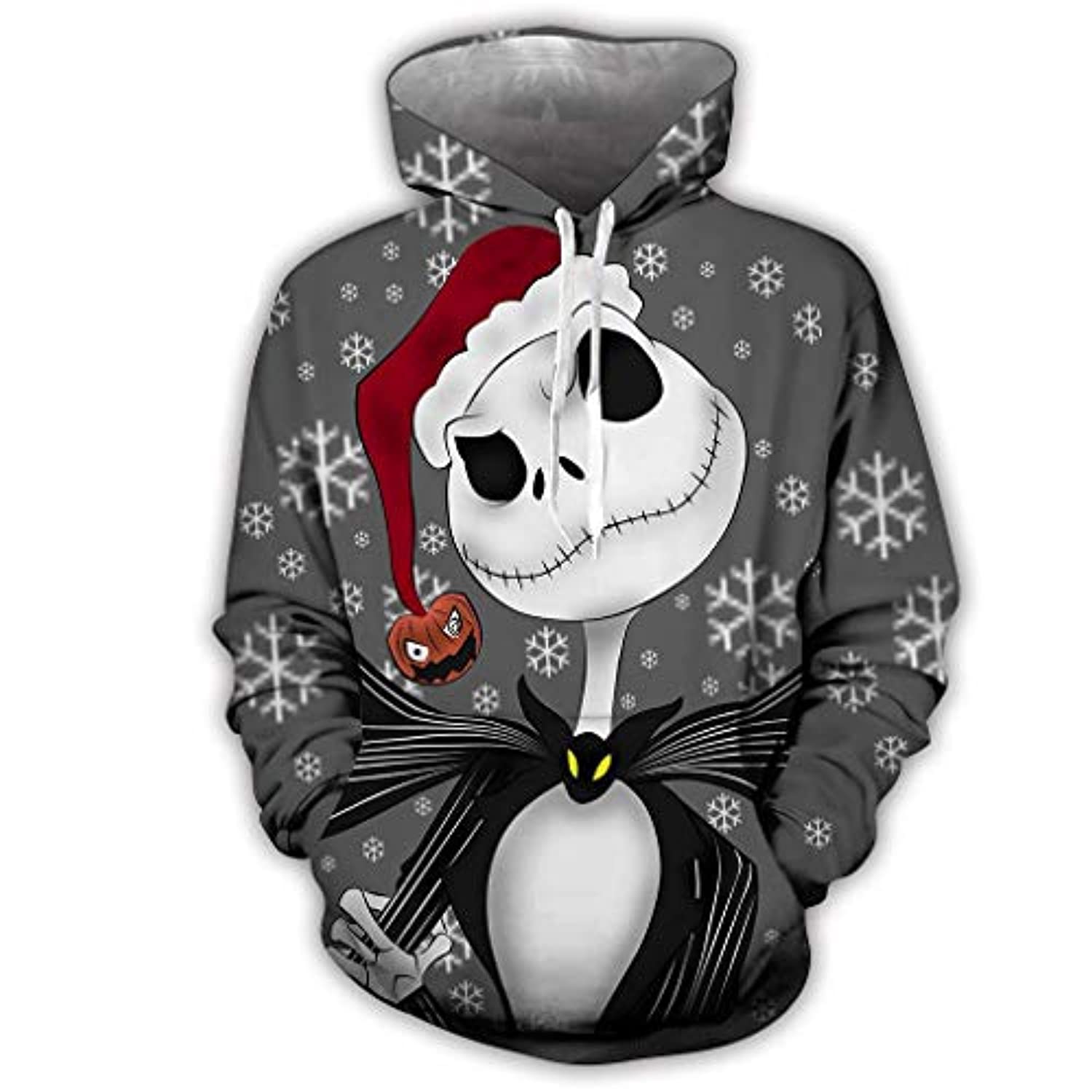 The Nightmare Before Christmas Zero Jack & Sally Skellington 3D Printed Hoodie