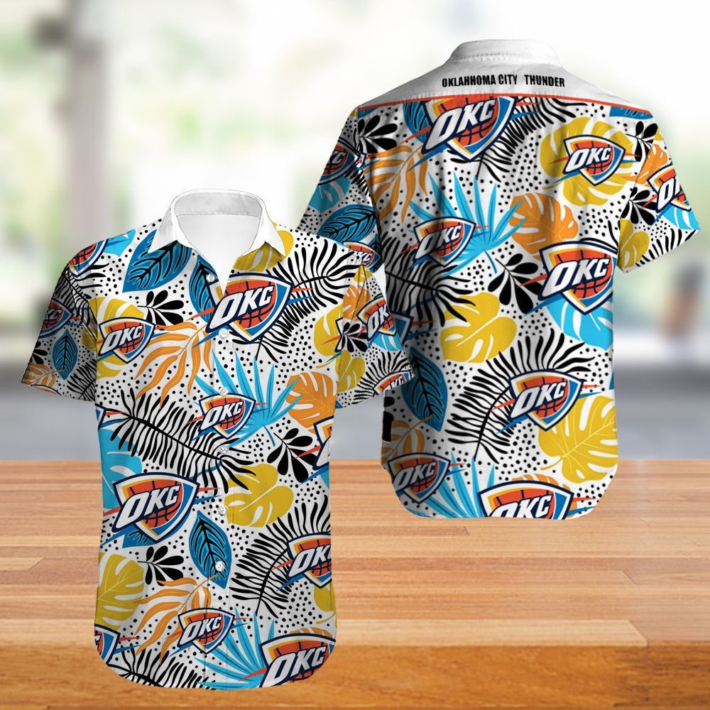 Vintage Oklahoma City Thunder Hawaiian Shirt