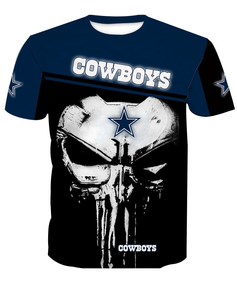 Dallas Cowboys Punisher Skull    T- ? Teasearch 04032096 Unisex 3D Hoodie Gift For Fans