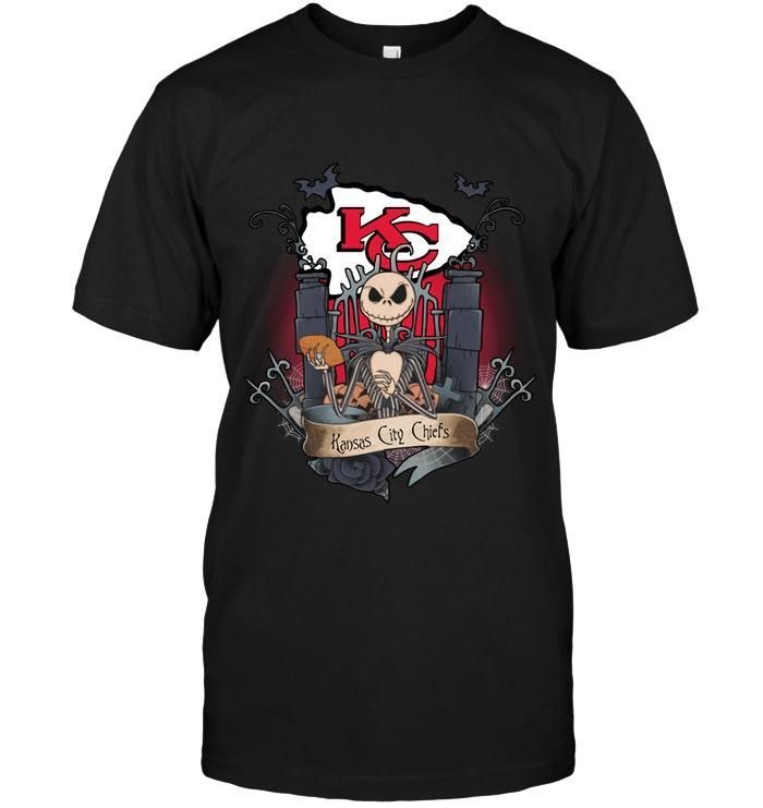 Kansas City Chiefs Jack Skellington Shirt T Shirt Hoodie,  Hoodie Sweater