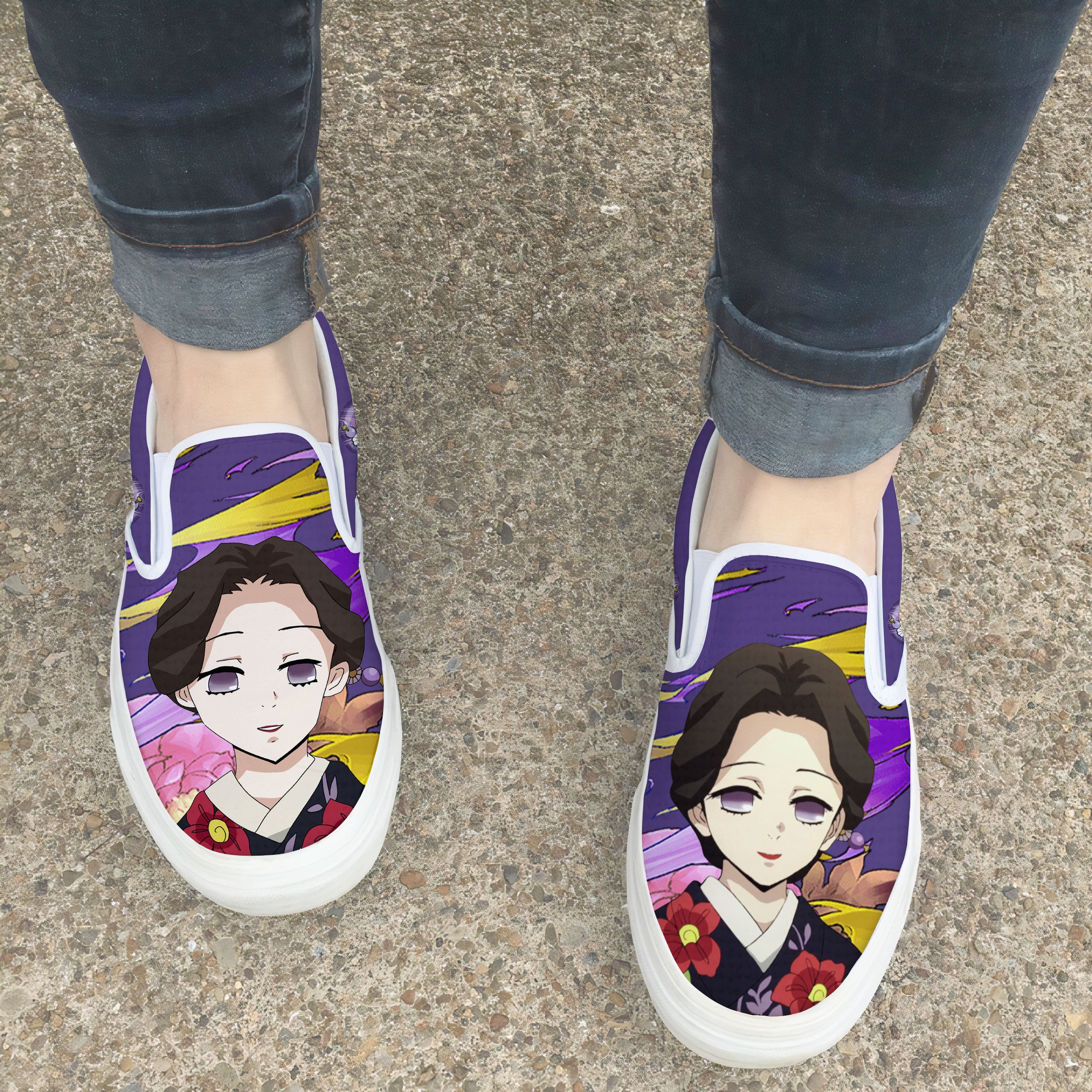 Tamayo Shoes Custom Demon Slayer Anime Classic Slip-On Sneakers