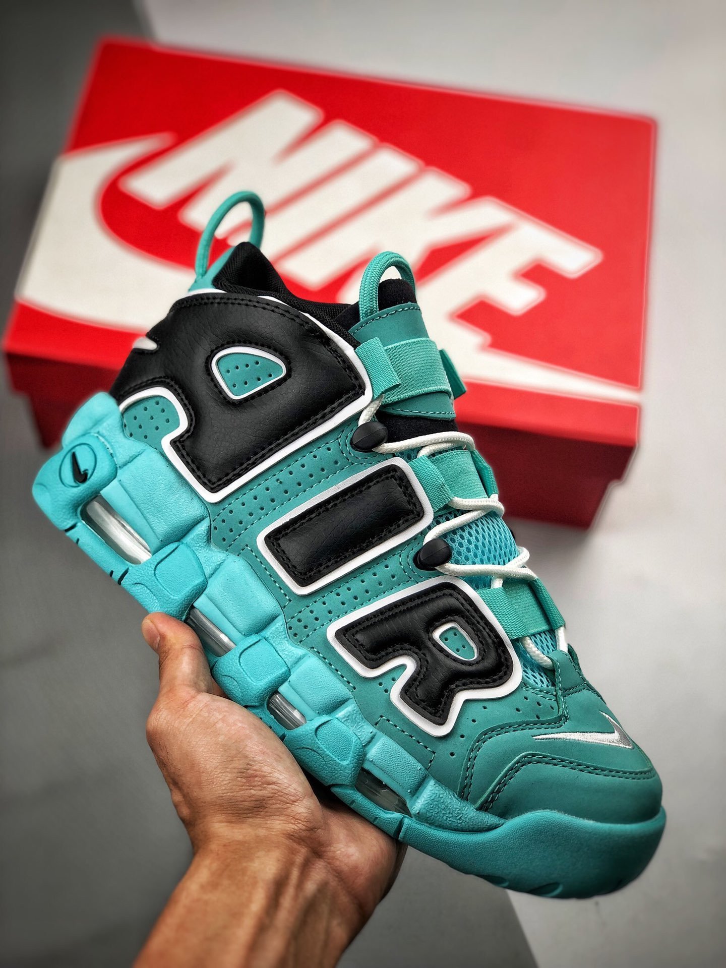 Nike Air More Uptempo Light Aqua Diamond CN8118-400 5338697