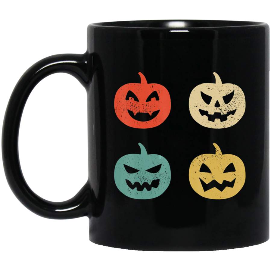 Vintage Pumpkin Funny Halloween Retro Gift Coffee Mug