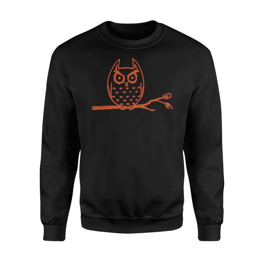 Happy Halloween Scary Owl Halloween Sweatshirt