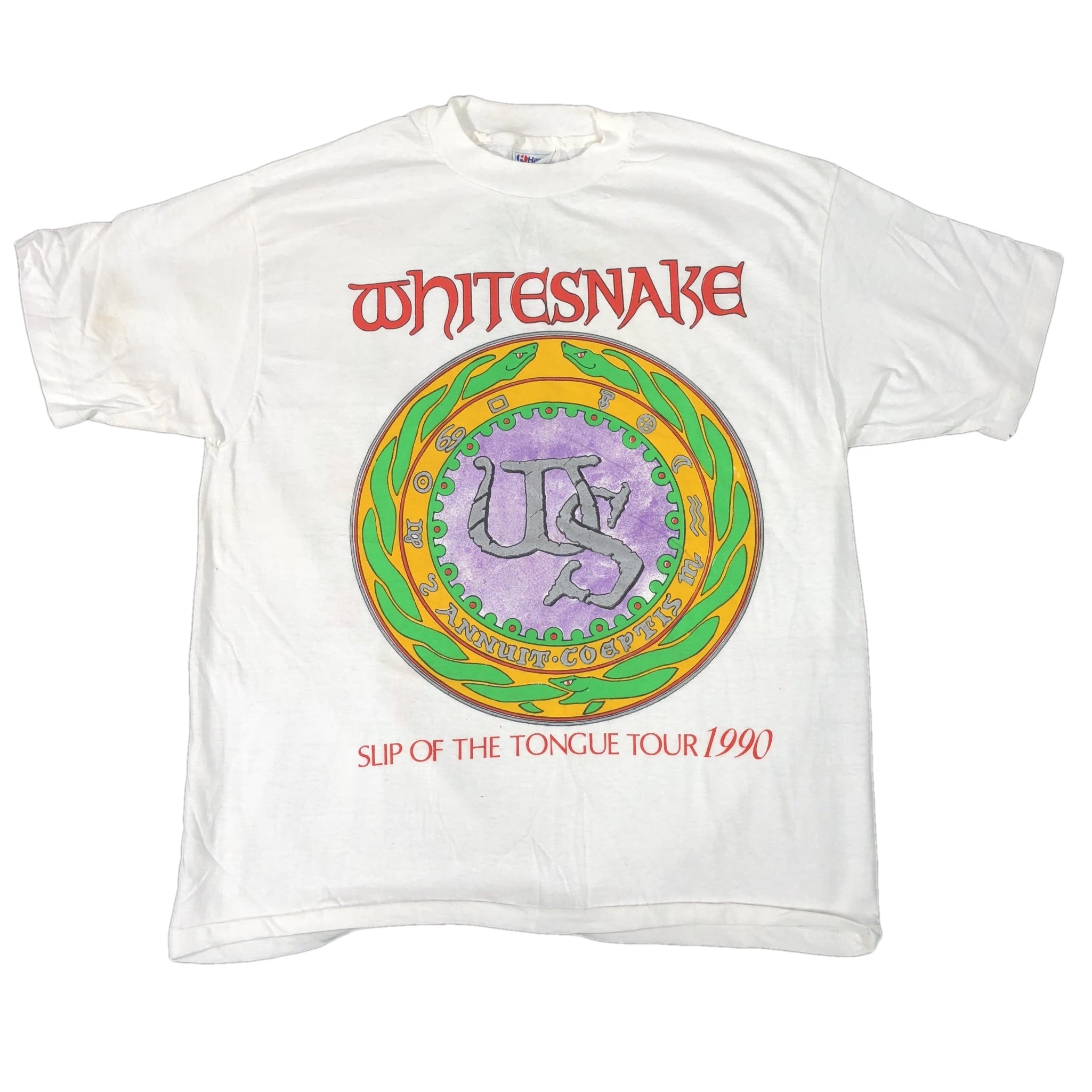 Vintage Whitesnake “Slip Of The Tongue Tour” T-Shirt