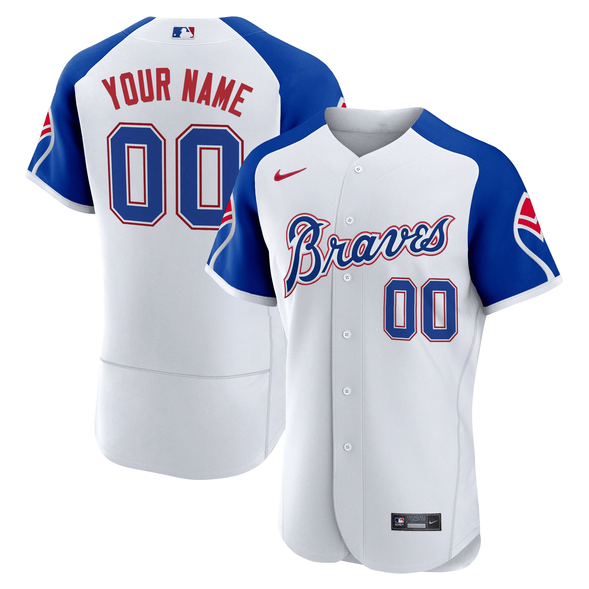 Atlanta Braves Throwback 1974 – 1982 Custom Jersey – All Stitched