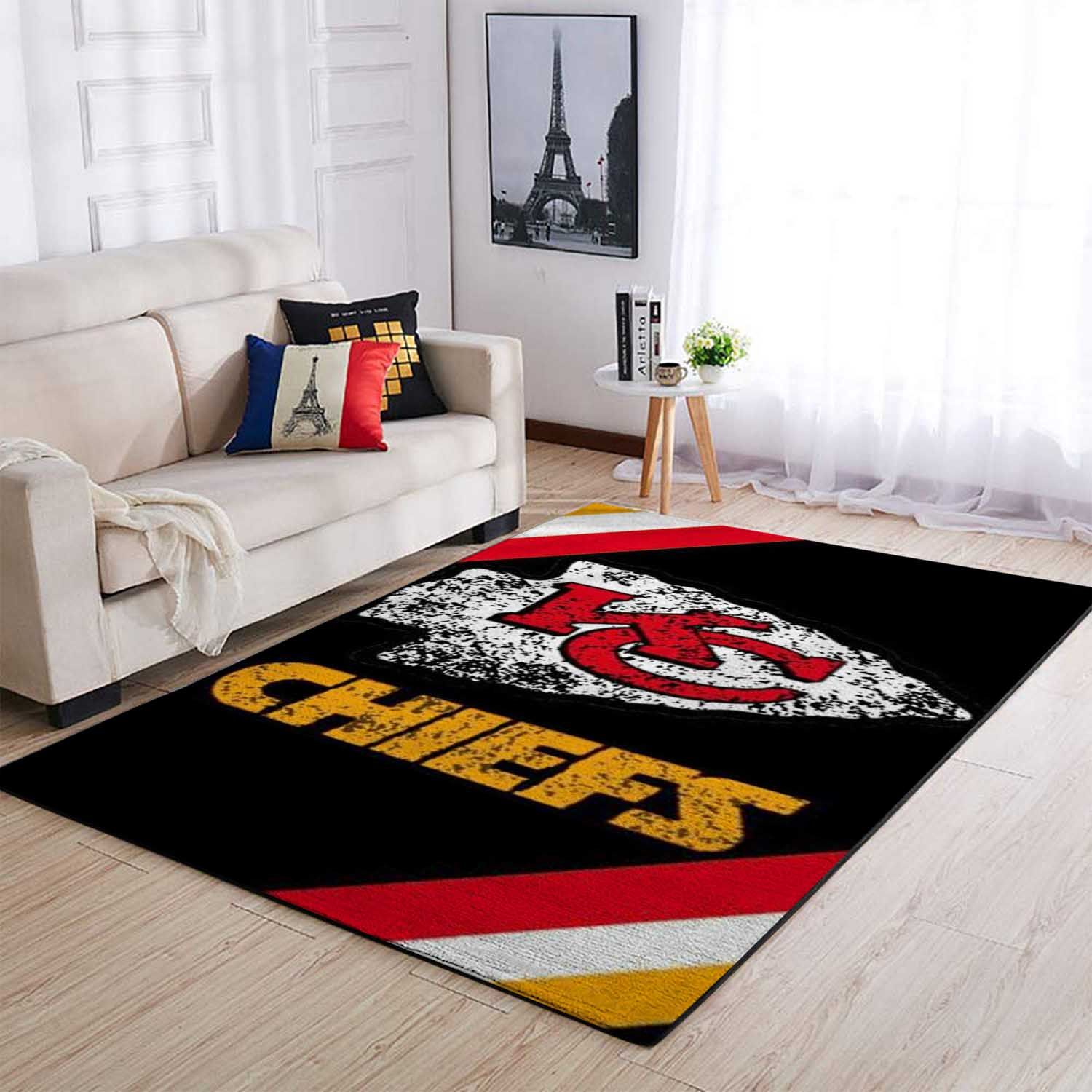 The 20 Rug Kansas City Chiefs Area Rugs Living Room Carpet SKC101201 Christmas Gift Floor Decor