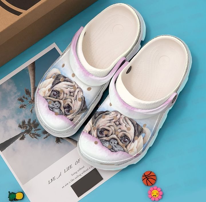 Pug Bulldog Sad Sku 1912 Crocs Clog …