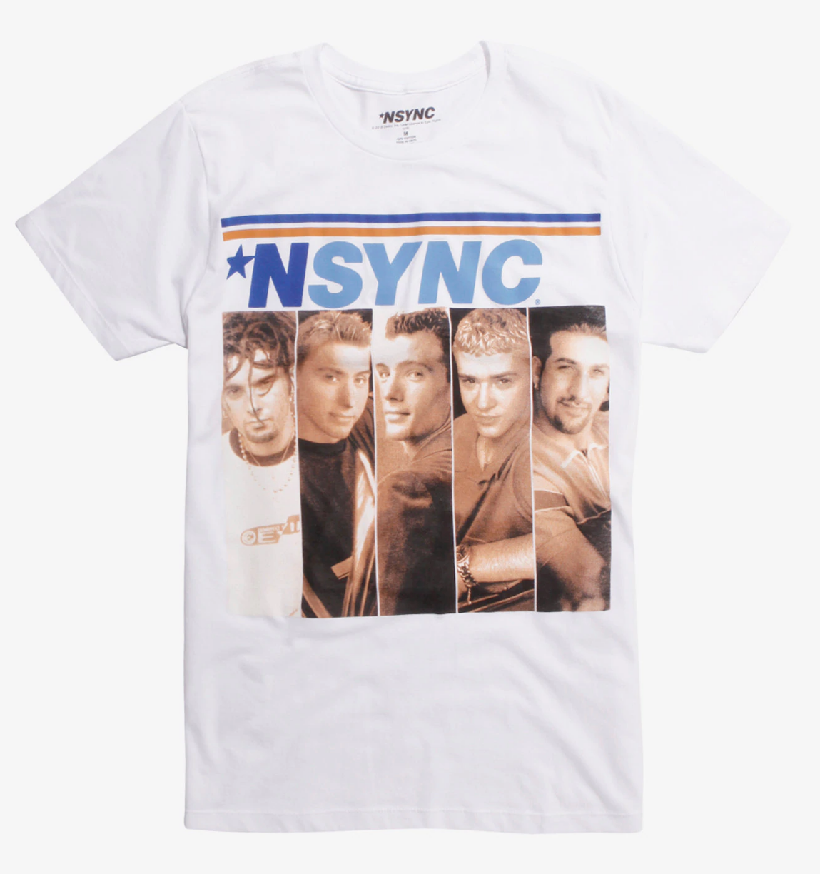 vintage NSYNC ALBUM COVER Justin Timberlake Pop Music T-Shirt