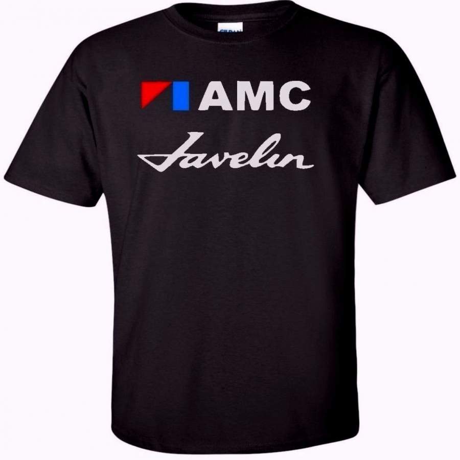 AMC Javelin Racing American Motors T Shirt Vintage Retro Car Men’s Black