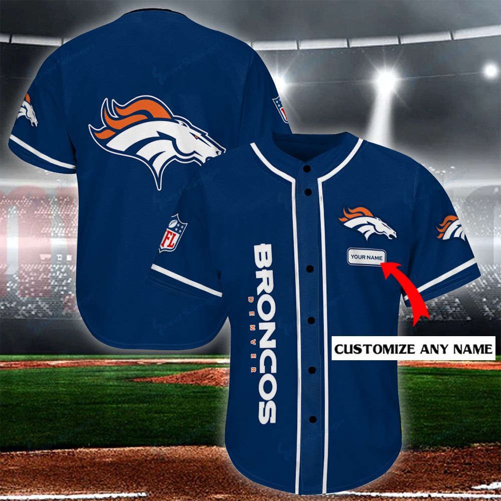 Denver Broncos Personalized Baseball Jersey Shirt 109