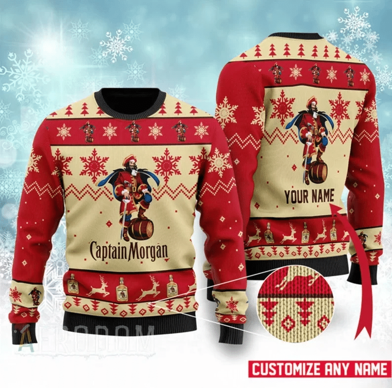 Personalized C. Morgan Christmas Sweater Knitted Ugly Christmas Shirt, Xmas Sweater, Christmas Sweater, Ugly Christmas Sweater Ginugl11 Christmas Decor Ideas