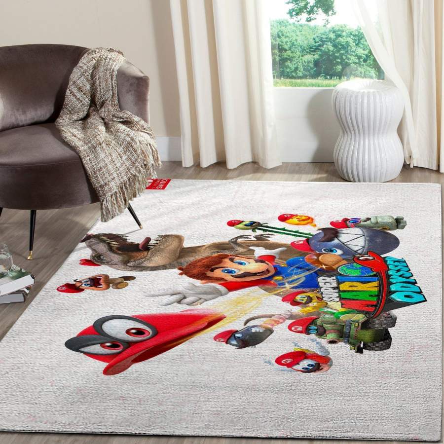 Super Mario Area Rug Nintendo Video Game GFD 1912062