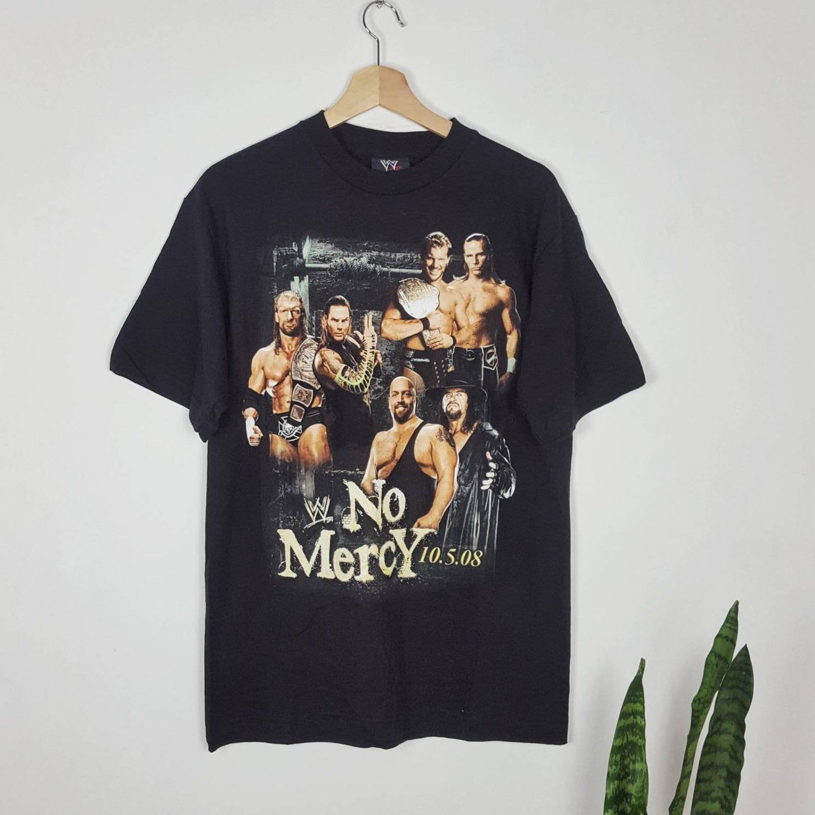 Vintage Wrestling Merch T-shirt Wwf Wwe No Mercy