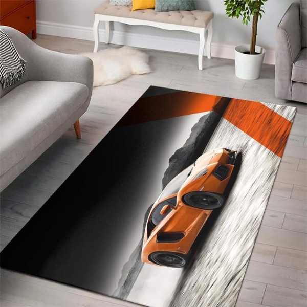 Lamborghini Aventador Super Cars FN200233 Area Rug – Floor Decor The US Decor