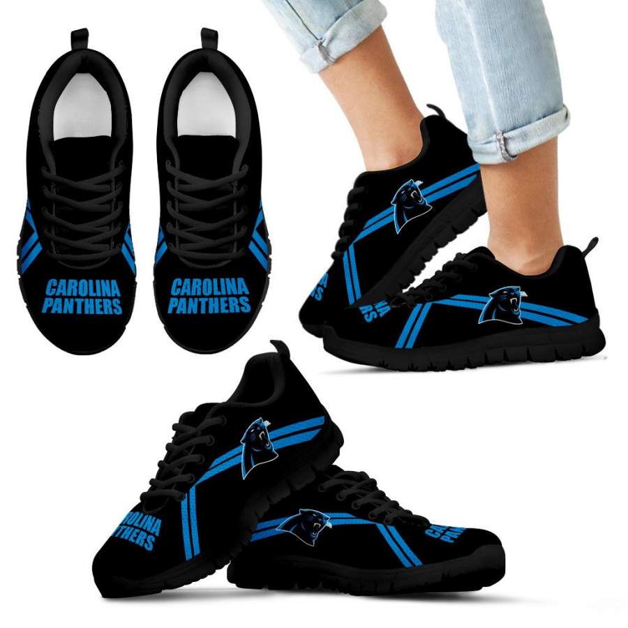 Carolina Panthers Parallel Line Logo Sneakers