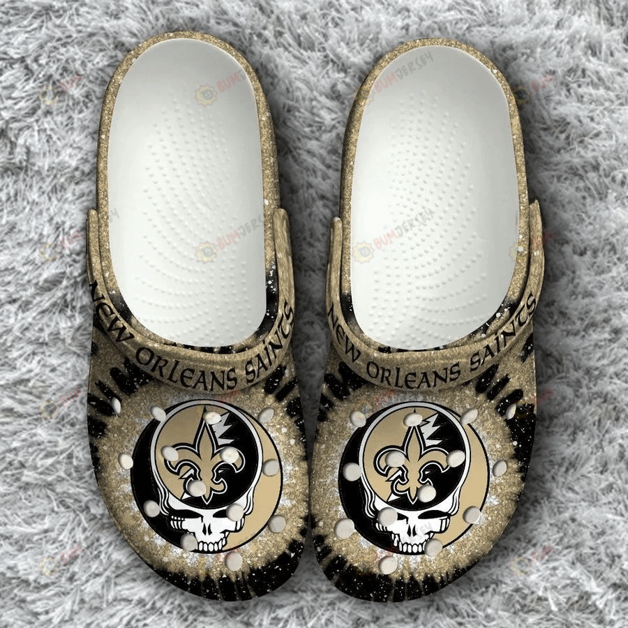 New Orleans Saints Grateful Dead Classic Crocs Crocband Clog Comfortable Water Shoes – Aop Clog