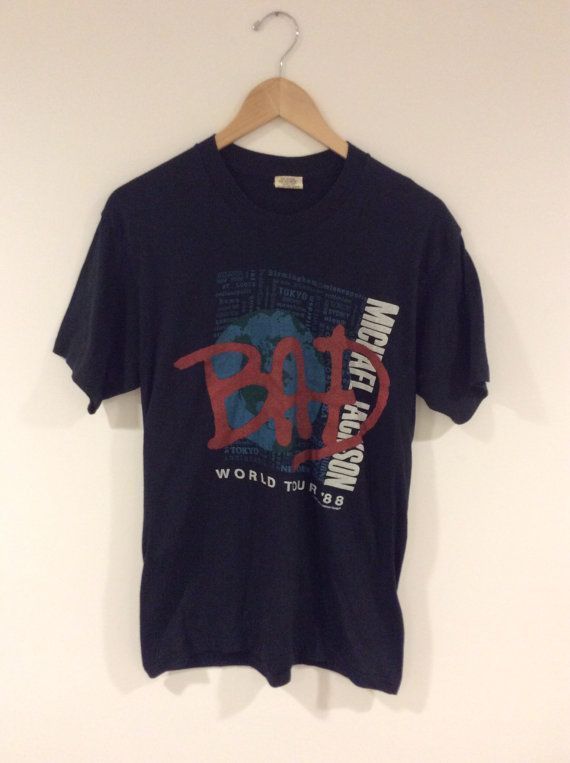 Vintage Michael Jackson 1988 World Tour By Retrorevivalclub Shirt