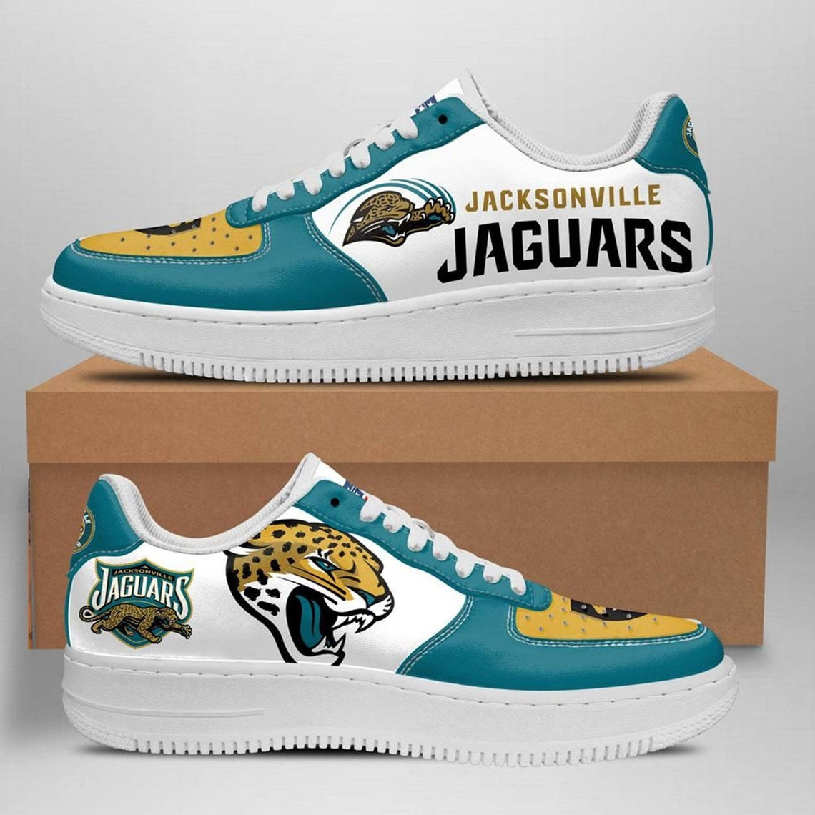 Jacksonville Jaguars Custom Naf Shoes