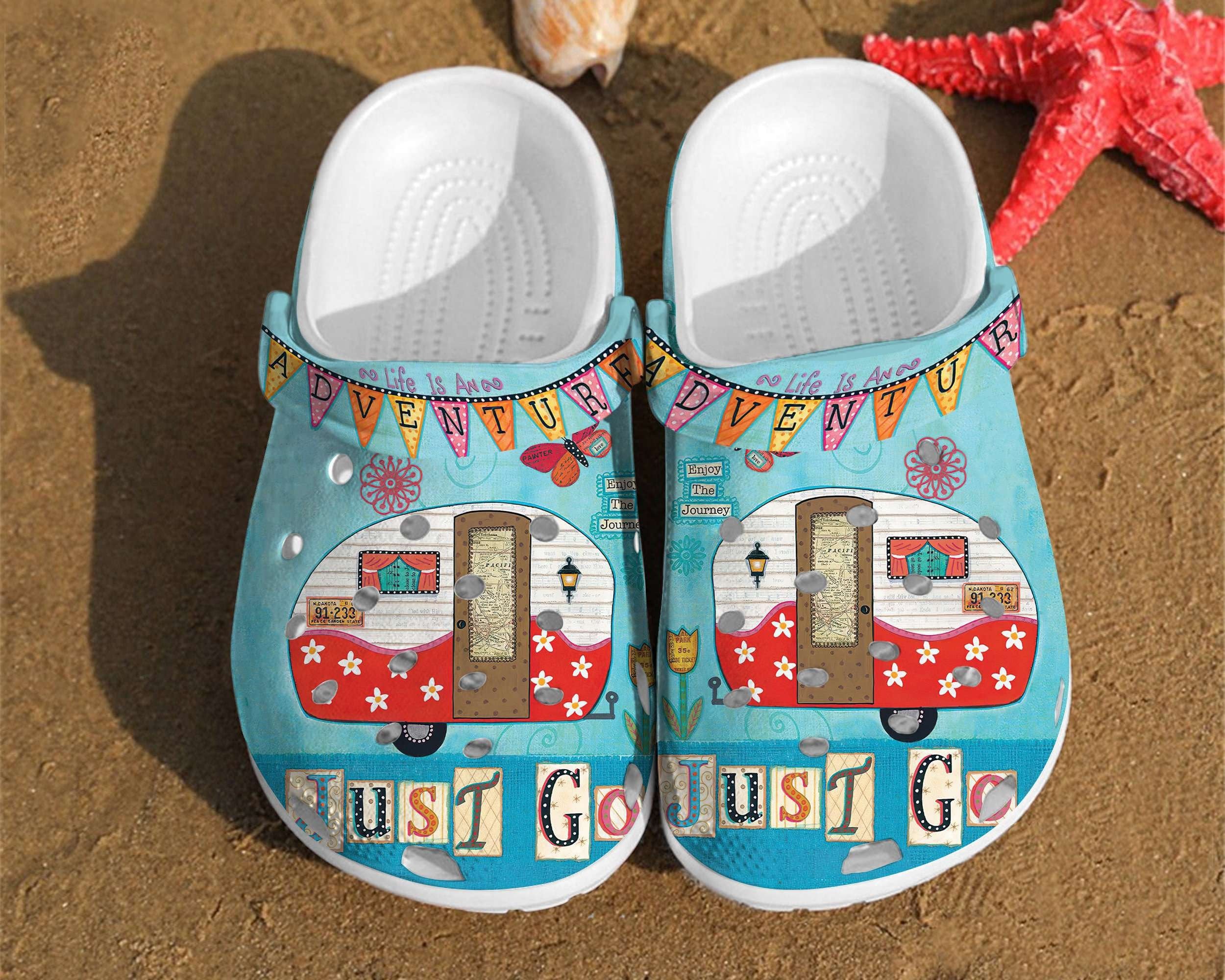 Camping Juts Go Summer Happy Camper Best Gifts For Lovers 3D Crocband Clog