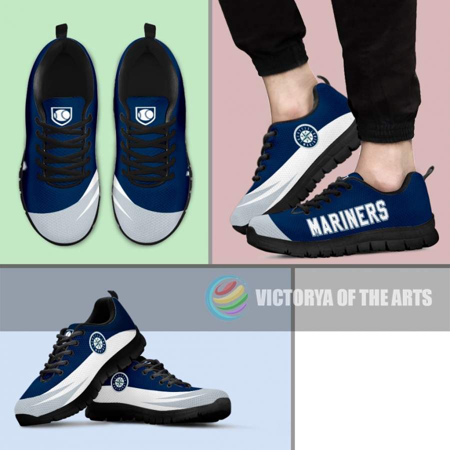 Awesome Gift Logo Seattle Mariners Sneakers