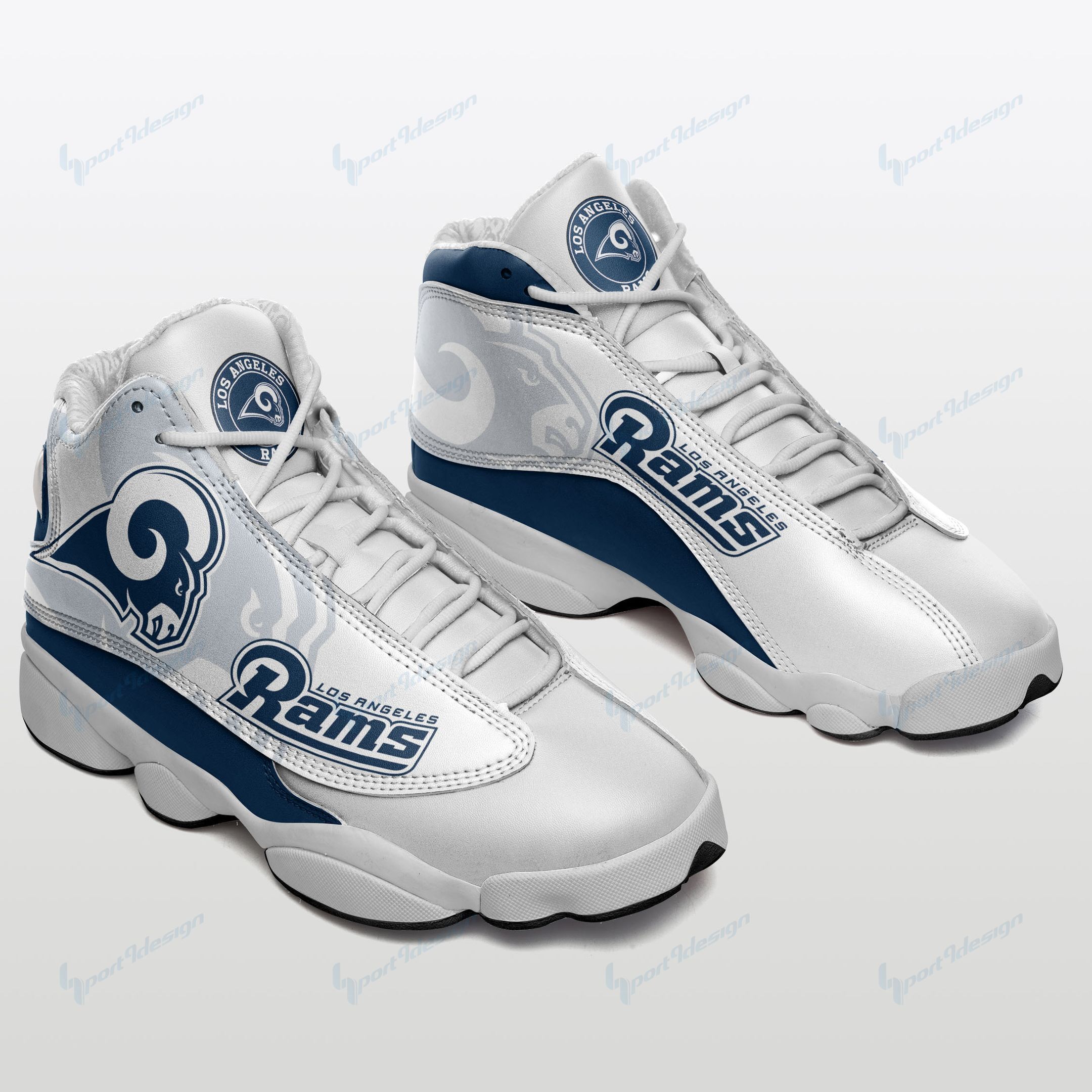 Los Angeles Rams Air JD13 Sneakers 600