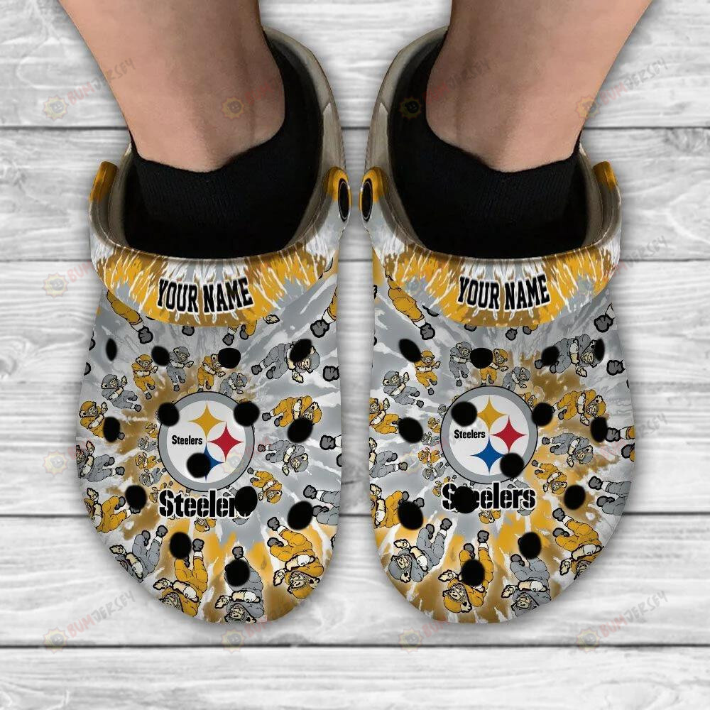 Pittsburgh Steelers Grateful Dead Custom Personalized Crocs Classic Clogs Shoes – Aop Clog