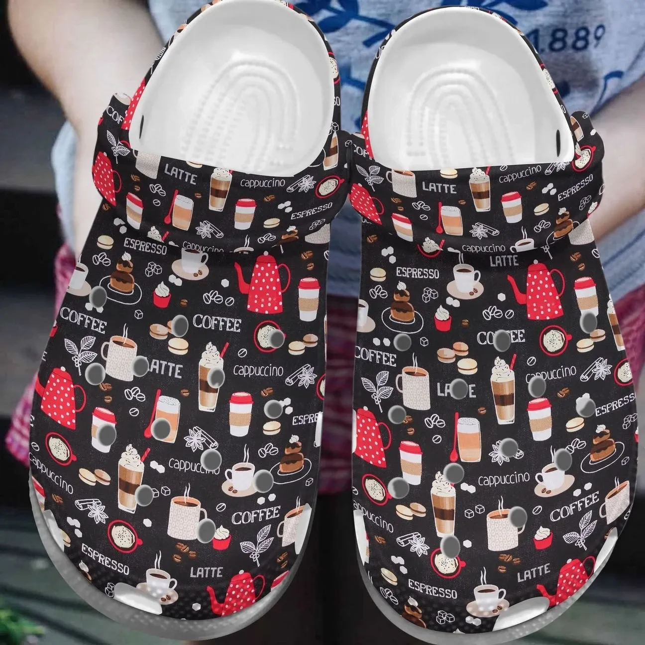 Coffee Personalize Clog Custom Crocs …
