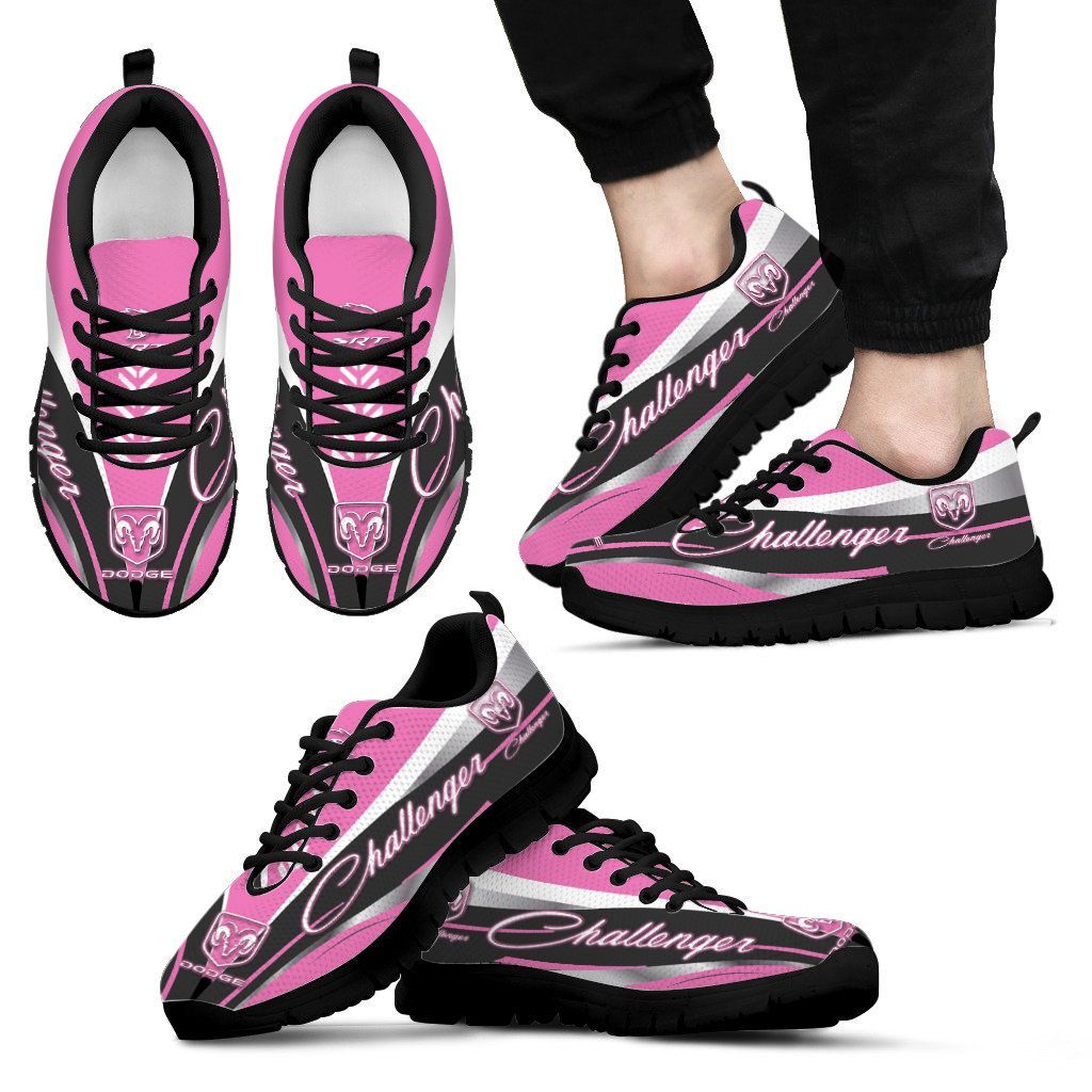 Dodge Challenger NCT NH Sneakers For Men & Women Ver 7 (Pink)