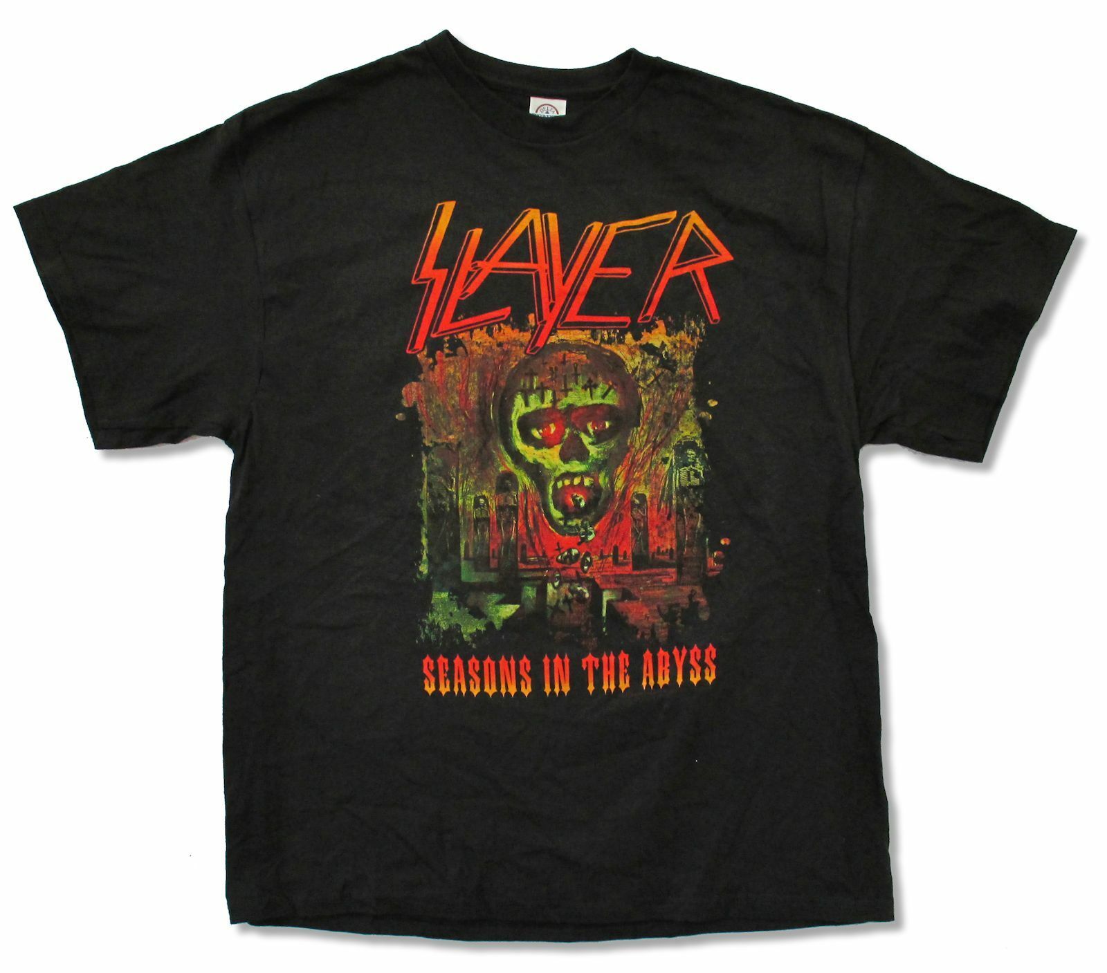 Vintage Slayer Seasons In The Abyss Black T Shirt