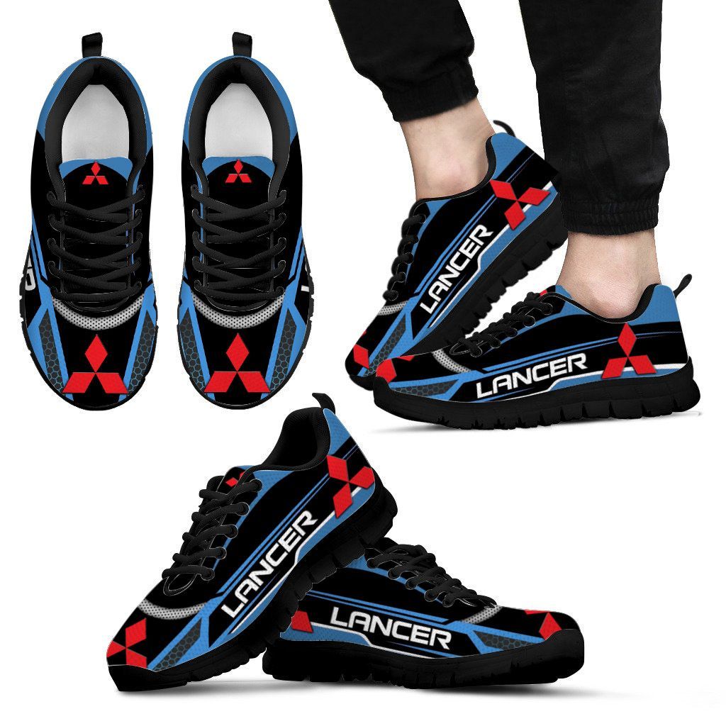 3D Printed Mitsubishi Lancer LPH-HT Sneakers For Men & Women Ver1 (Blue)