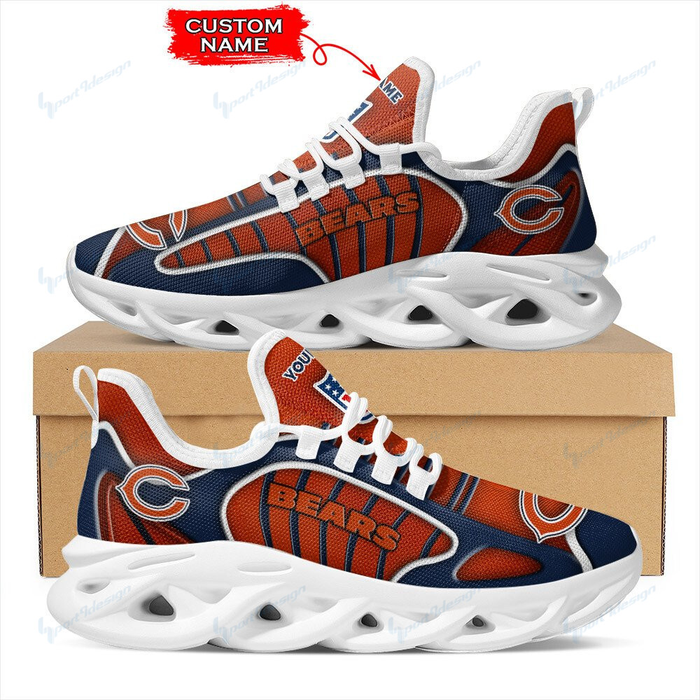 Chicago Bears Personalized Yezy Running Sneakers Bg153