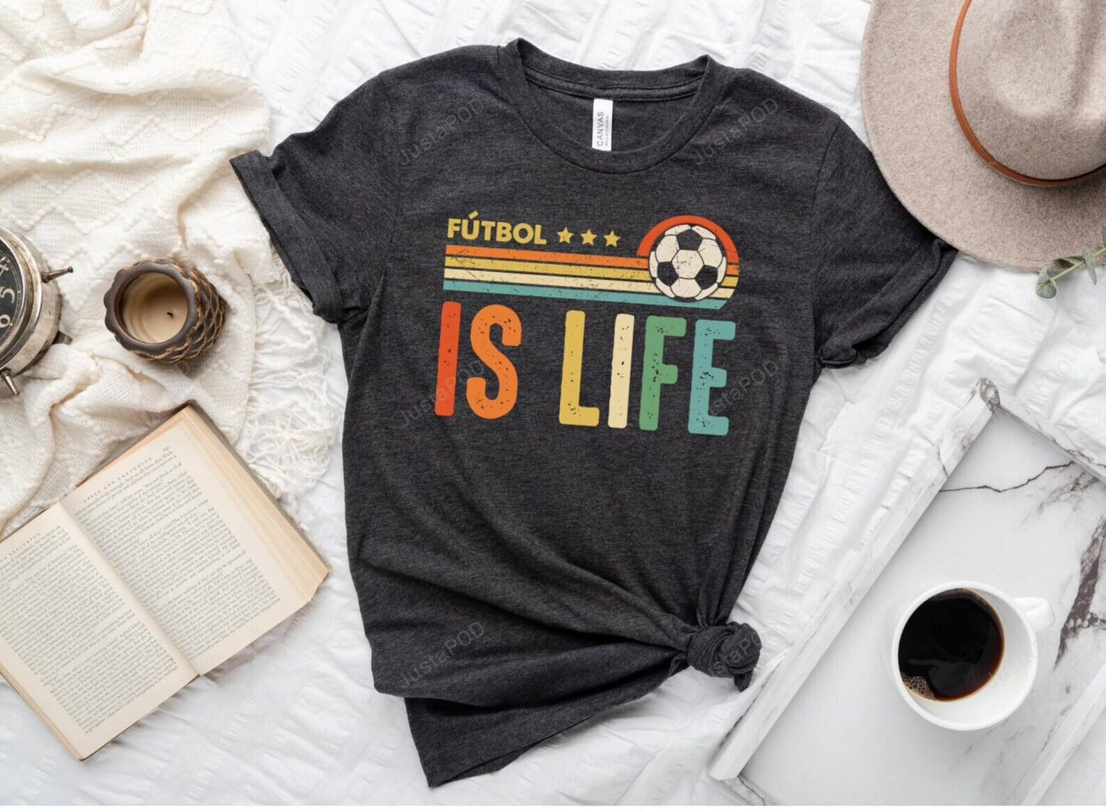 Futbol Is Life Shirts, Ted Lasso Shirt, Sport Team Shirt, Futbol Shirt, School Team Shirt Gift For Men, Vintage Retro Shirt, Sports Shirt, Believe Tshirt, Football Is Life, Soccer Shirt Barkingtees Fashion