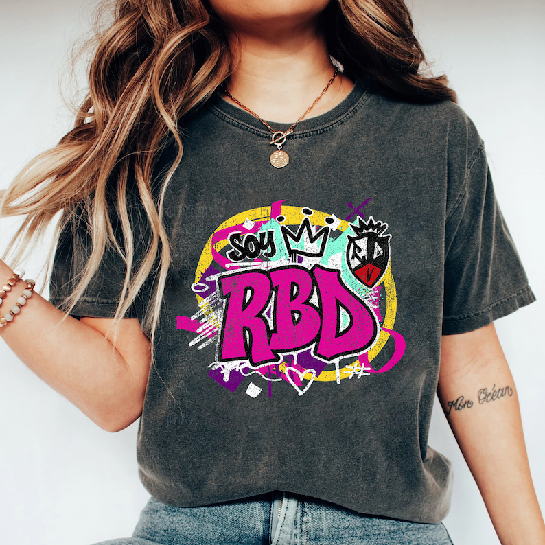 Vintage Soy Rebelde Tour 2023 Shirt, Rebelde Tour Shirt 2023, Rbd Touring Shirt, Rbd Fans Sweatshirt, Rbd Logo Tee, Rebelde Fans Gift