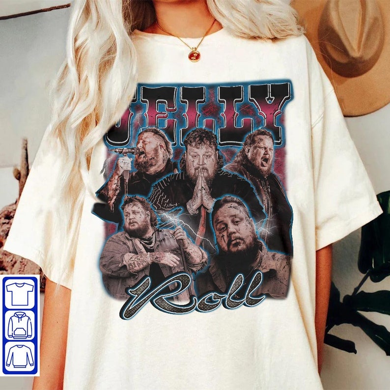 Jelly Roll Shirt, Retro Jelly Fan Shirt