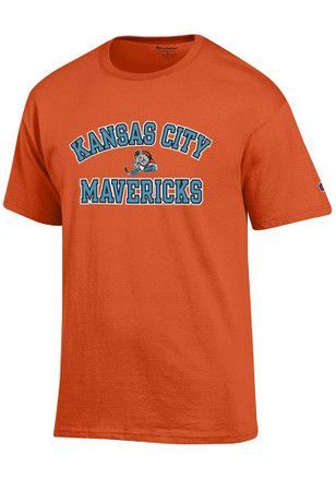 Kansas City Mavericks S Orange Heart And Soul Shirt