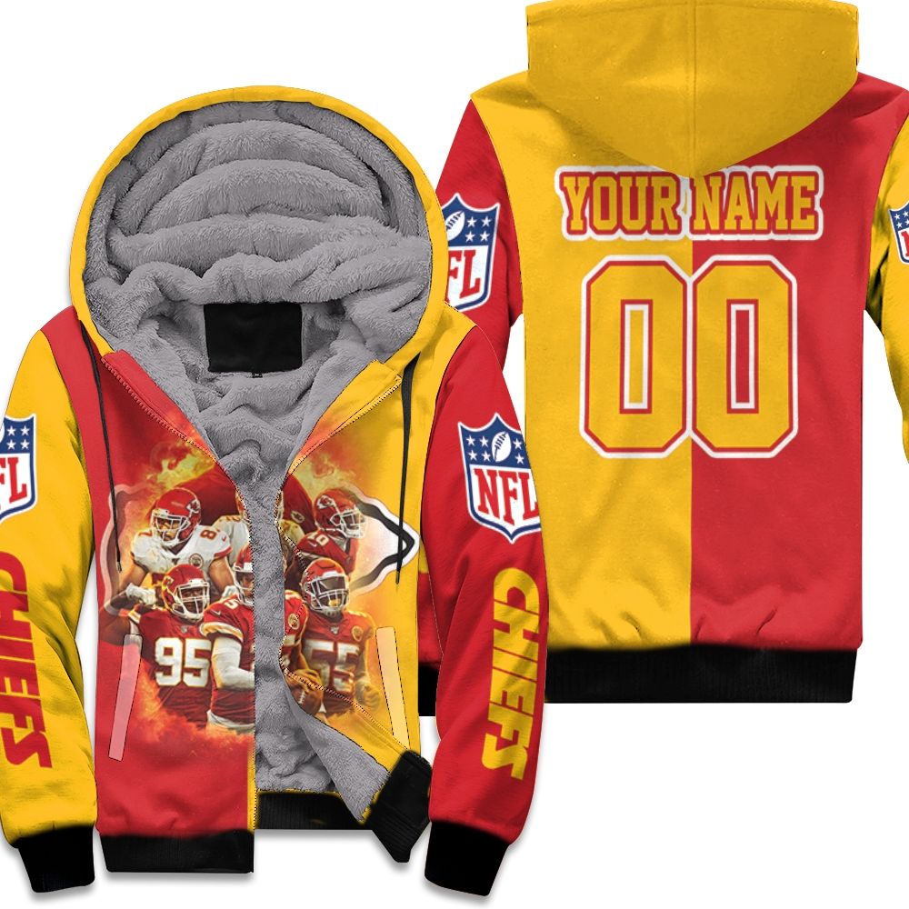 Snoopy Kansas City Chiefs Helmet AFC West Division Champions Super Bowl 2021 Personalized Fleece Hoodie