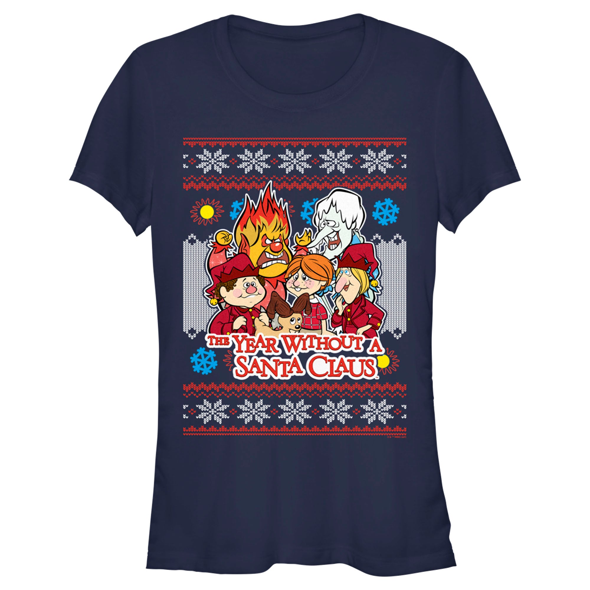 The Year Without A Santa Claus Junior’S Christmas Sweater  T-Shirt