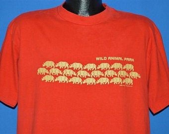 80s San Diego Wild Animal Park T-shirt 4327