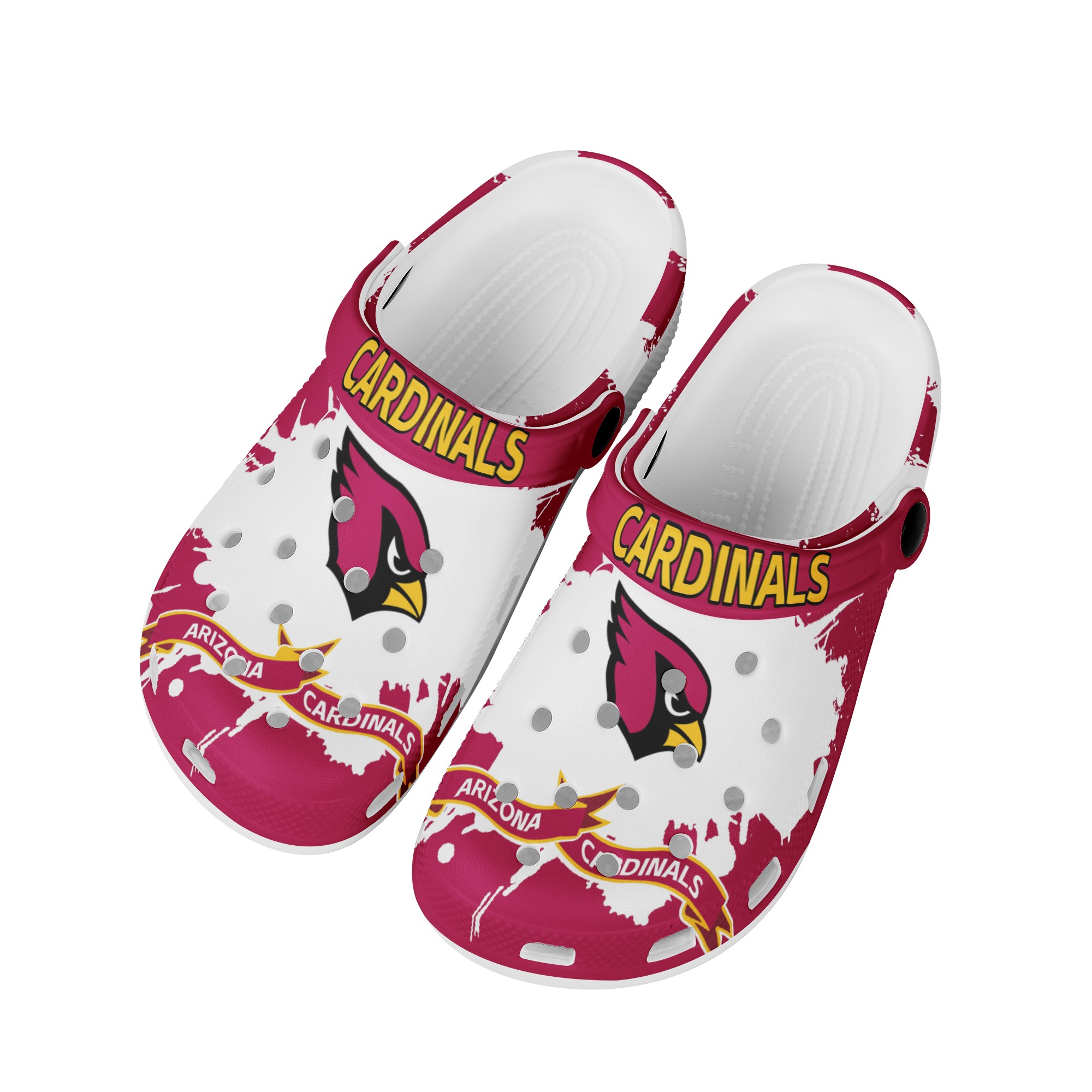 Arizona Cardinals Shoes Cute Style#1 Crocs Shoes For Fans