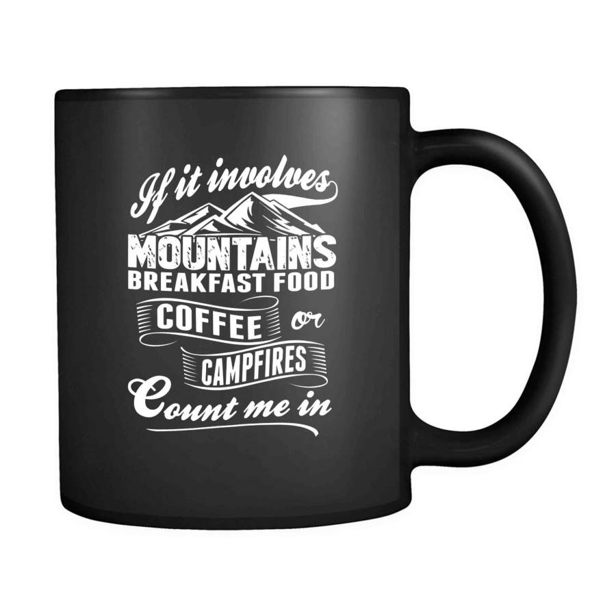Dad Christmas Gift Mountains Are Calling Mountains Hiking Coffee Forest Animal Coffee Camping Hiking Fishing 1 11oz Mug
