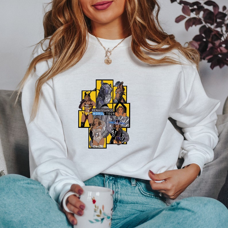 Beyonce Tour Renaissance Tour Crewneck, Pop Music Shirt, Renaissance World Tee, Music Tour Shirt, Beyonce Concer