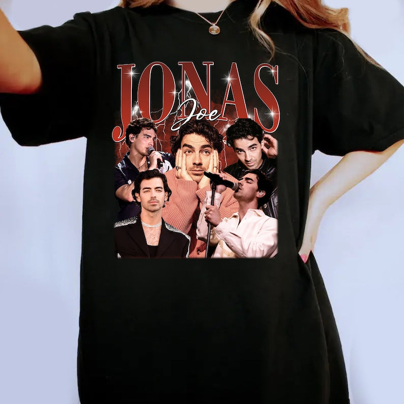 Comfort Colors®Joe Jonas Shirt, Retro 90S Jonas Brothers Tour Shirt, Joe Jonas Sweatshirt, Joe Jonas Movie Rapper Retro Graphic Tee, Joe Fan