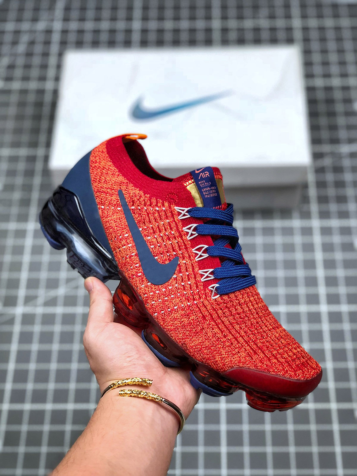 Nike Air VaporMax 3.0 Noble RedBlue Void-Light Armory Blue 5338502