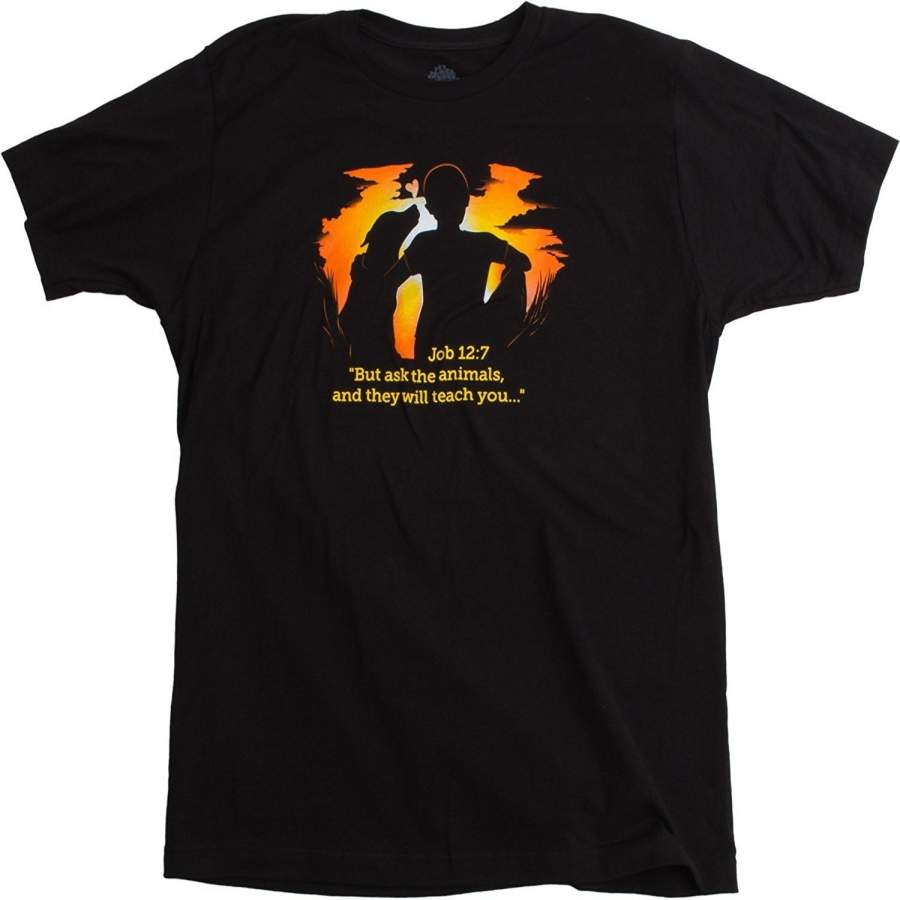 Christian Dog Love, Pet Owner | Job 12:7 Animal Lover Bible Jesus Unisex Tshirt