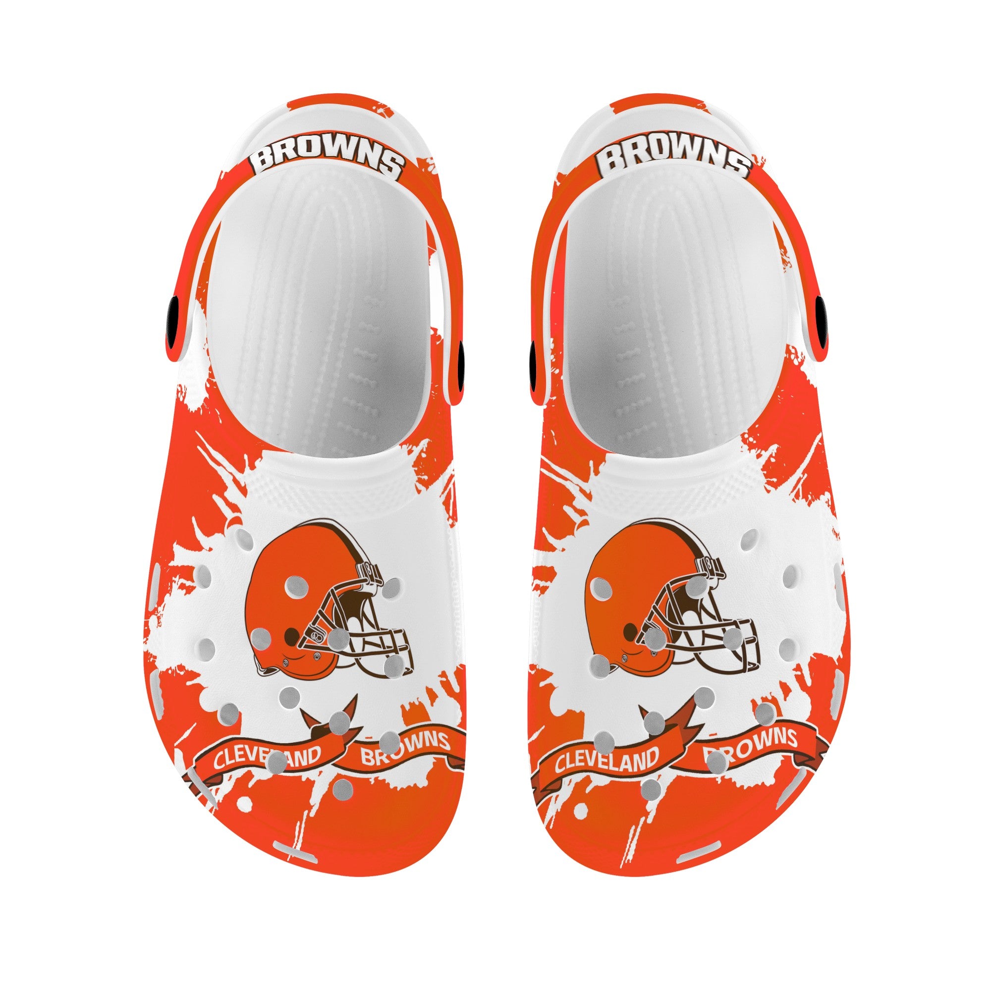 Cleveland Browns Crocs Shoes No 02